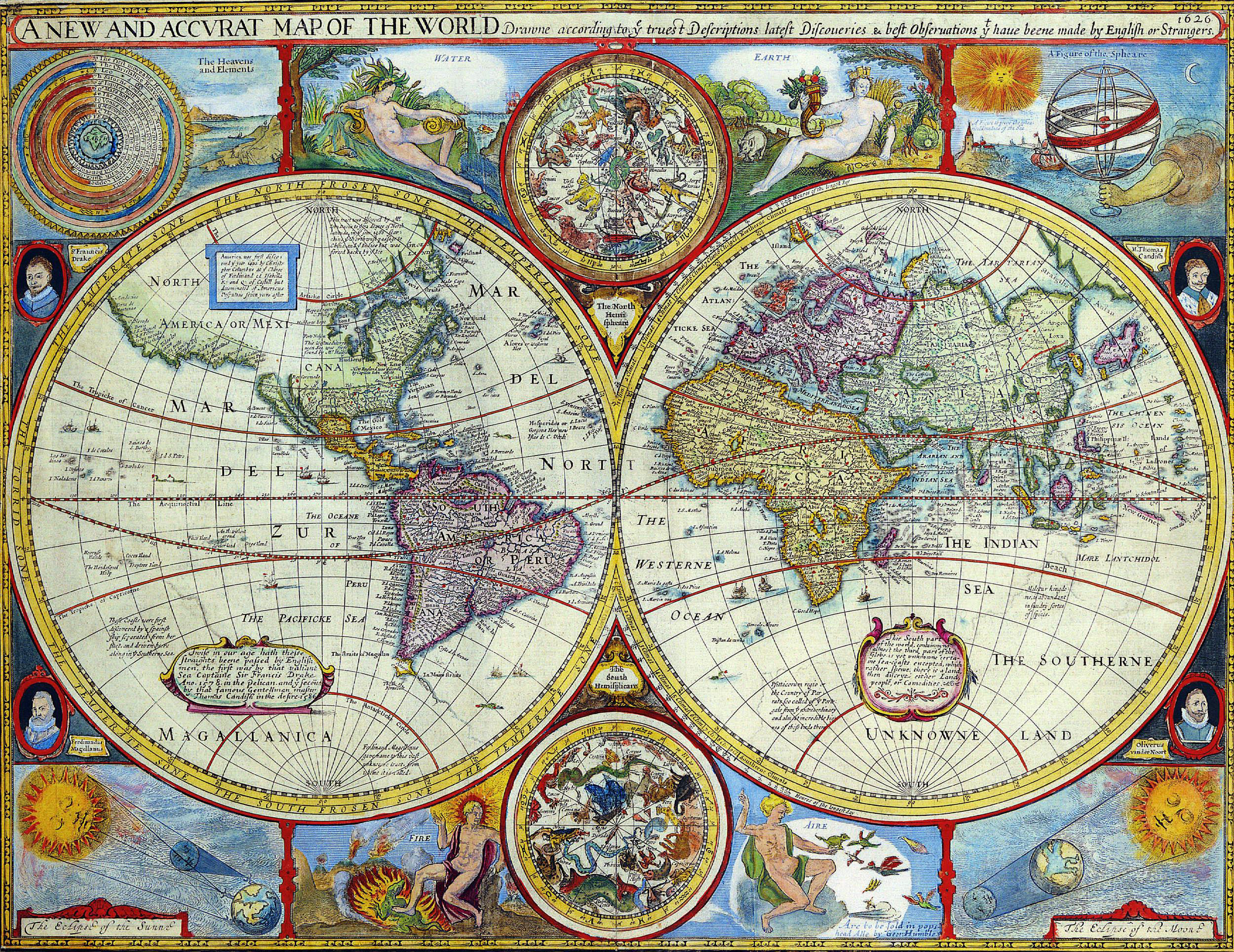 This meme is an image of a vintage world map with a humorous annotation. The text at the top reads "In 2 days you will have forgotten more than you learned in school".